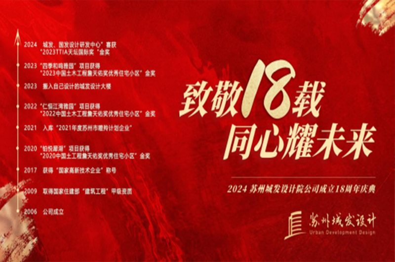 記憶丨蘇州城發(fā)設(shè)計(jì)喜迎十八周年慶！